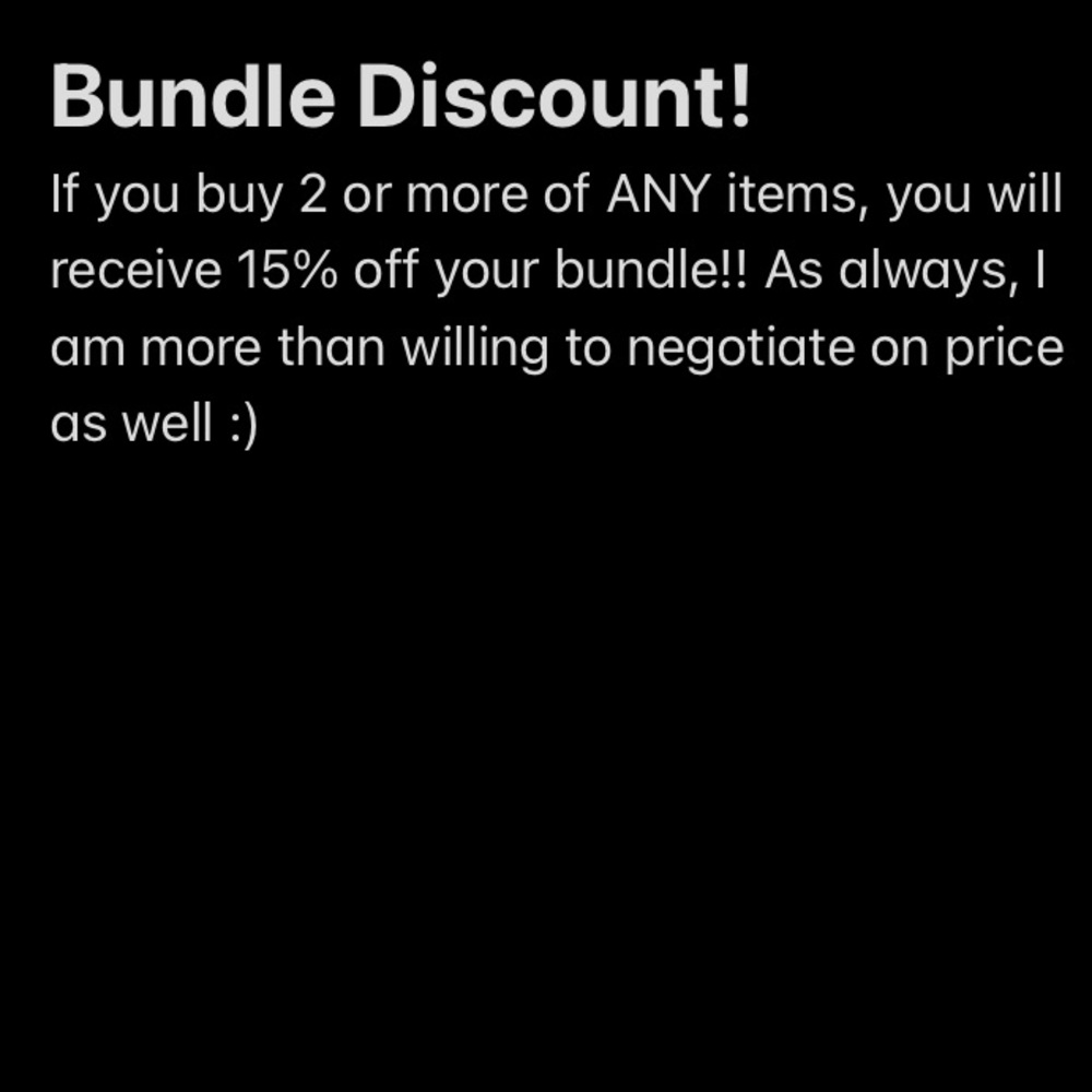 BUNDLE DISCOUNT